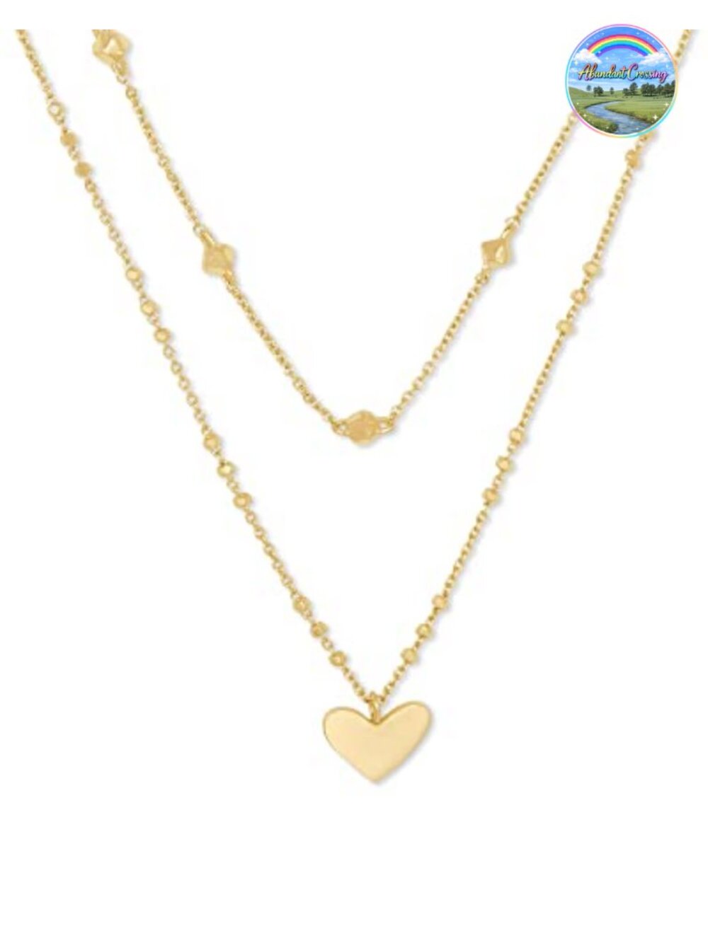 Kendra Scott Ari Heart Multistrand Necklace, Women's Fashion Jewelry